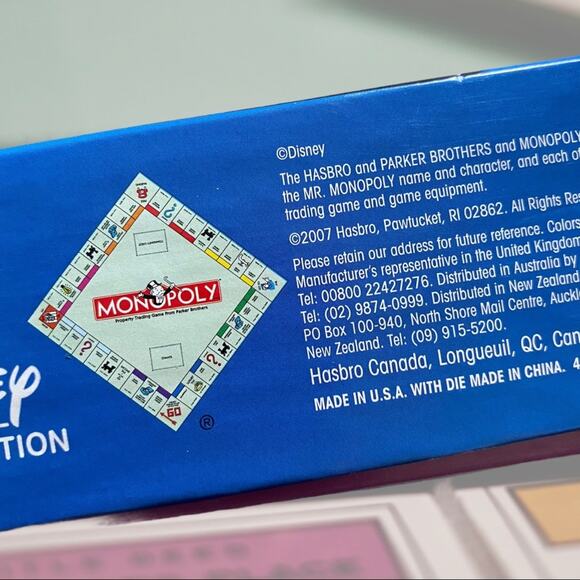Hasbro Parker Brothers 2007 Y2K Disney Channel Edition Monopoly Junior Complete - Picture 9 of 9